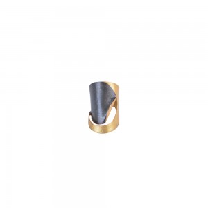 Bicolor silver ring