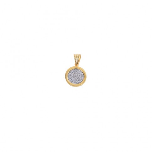 Silver pendant with Phaistos disk